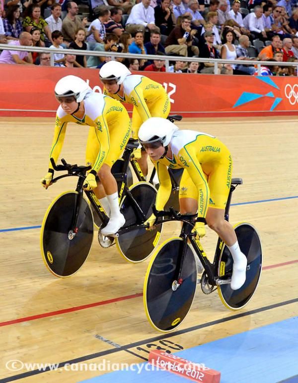 Australia would finish fourth and out of the medals in the women's team pursuit