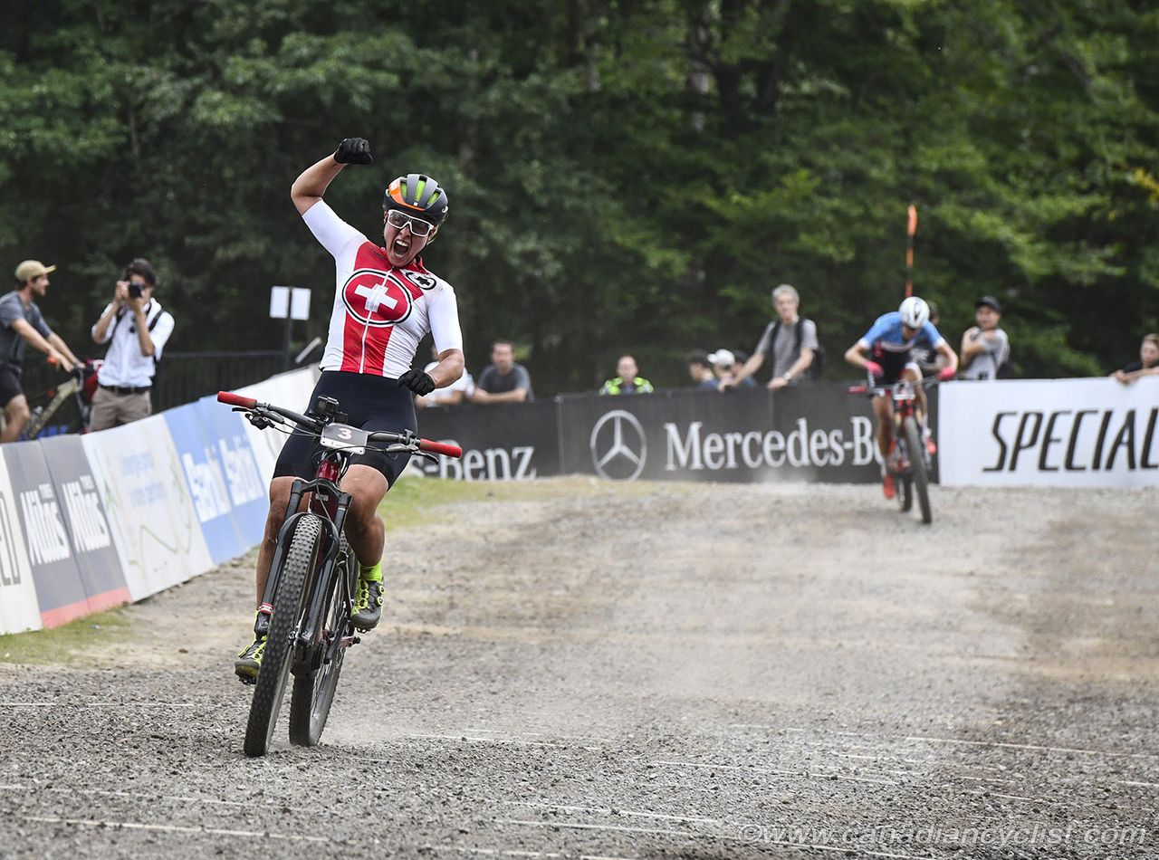 Nathalie Schneitter (Switzerland) wins