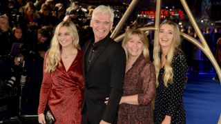 Phillip Schofield, wife Stephanie Lowe, and their daughters Ruby and Molly