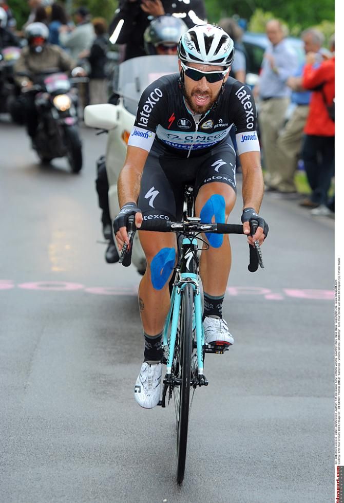 Thomas De Gendt (Omega Pharma-Quickstep) on the attack