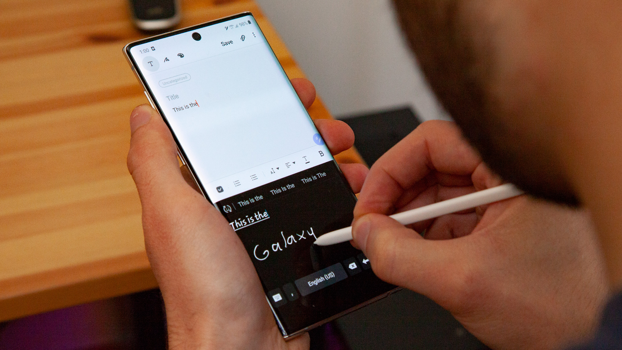 the galaxy note 10 is the largest best small phone