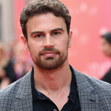 Theo James attends Sky's Up Next event at the Theatre Royal Drury Lane on May 17, 2022 in London, England.