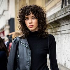 a model, fashion details, is seen outside the unravel show during paris fashion week womenswear spring summer 2020 on september 25, 2019 in paris, france