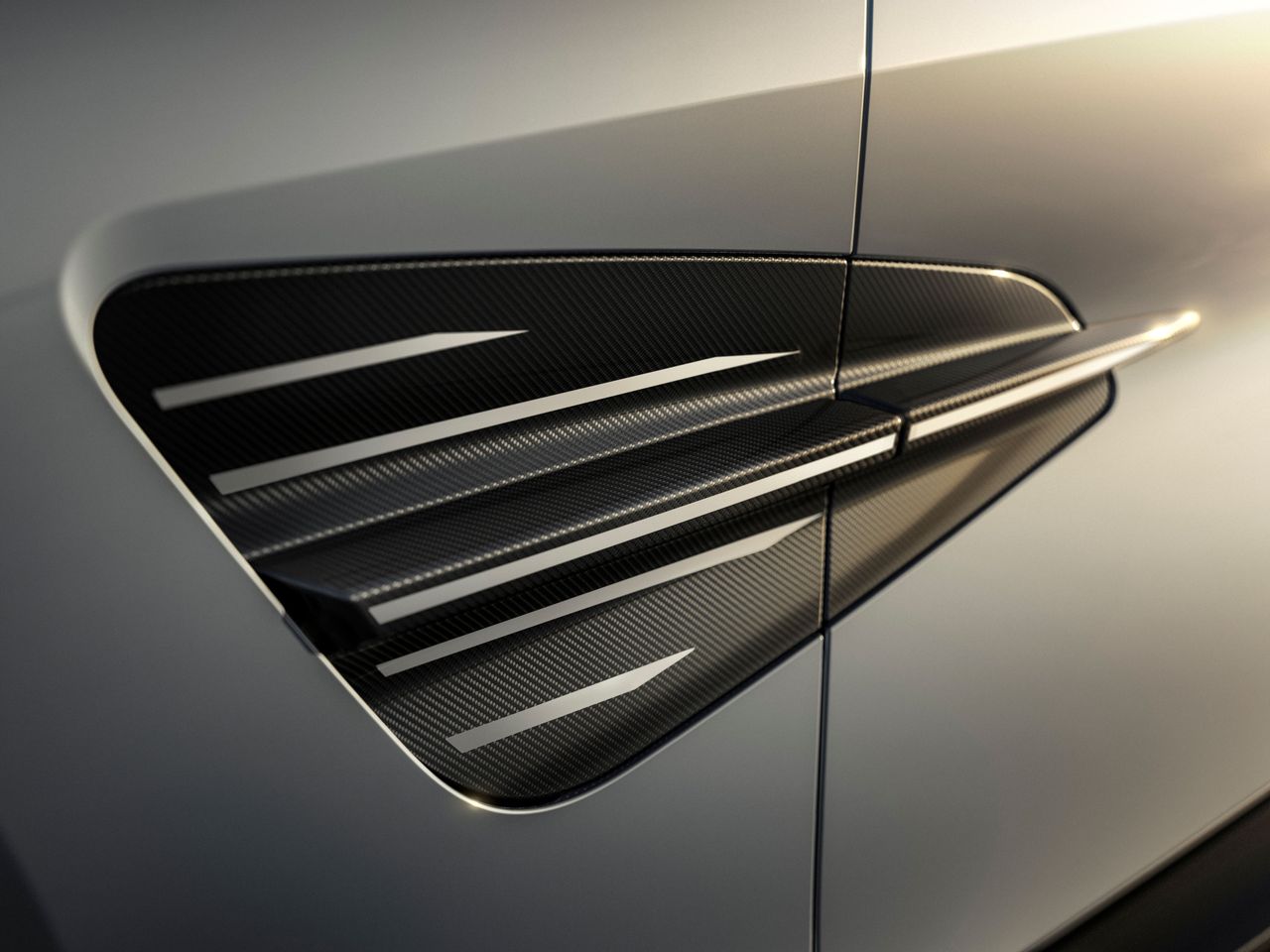 Exterior design details of the Vanquish 25