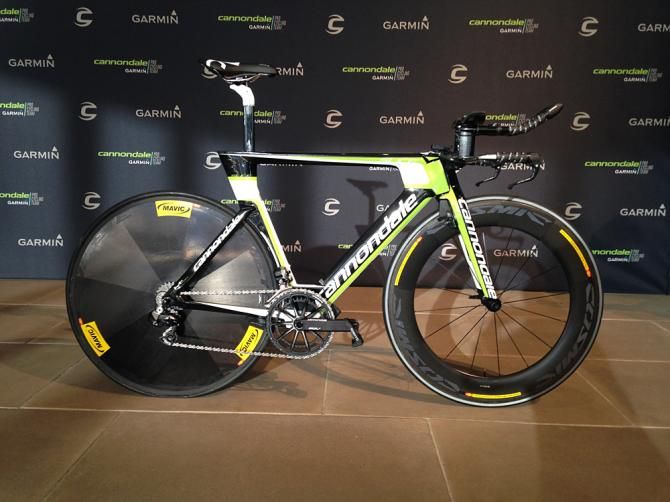 A new issue Cannondale Garmin Slice RS time trial bike