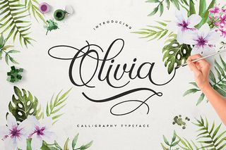 A unique and stylish calligraphy typeface