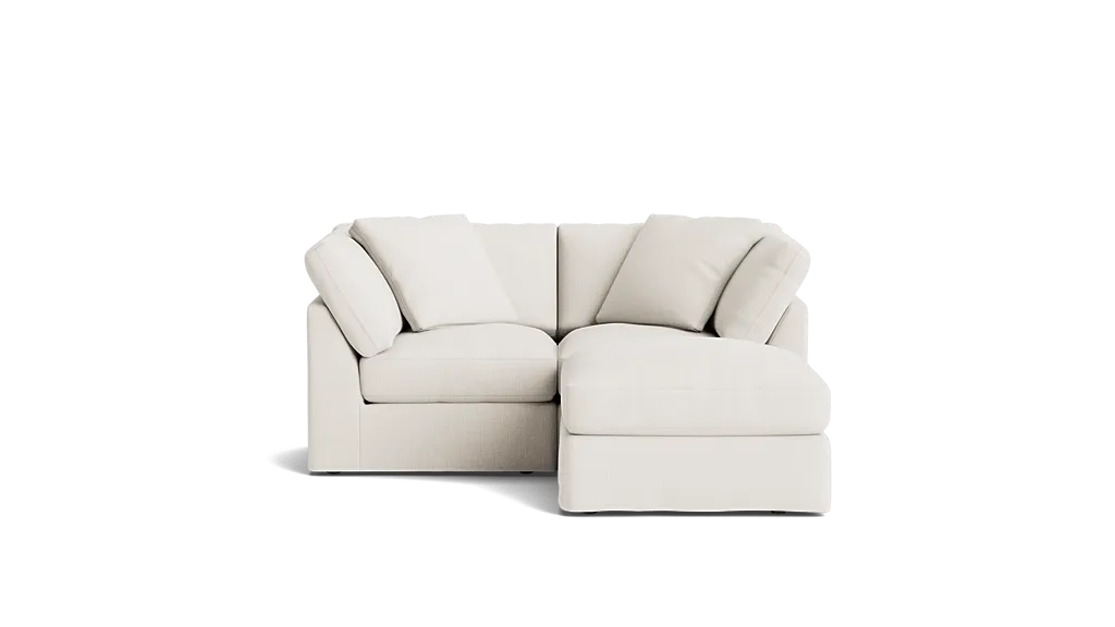 Sundays, Get Together 3-Piece Modular Sectional, Standard, Cream Linen