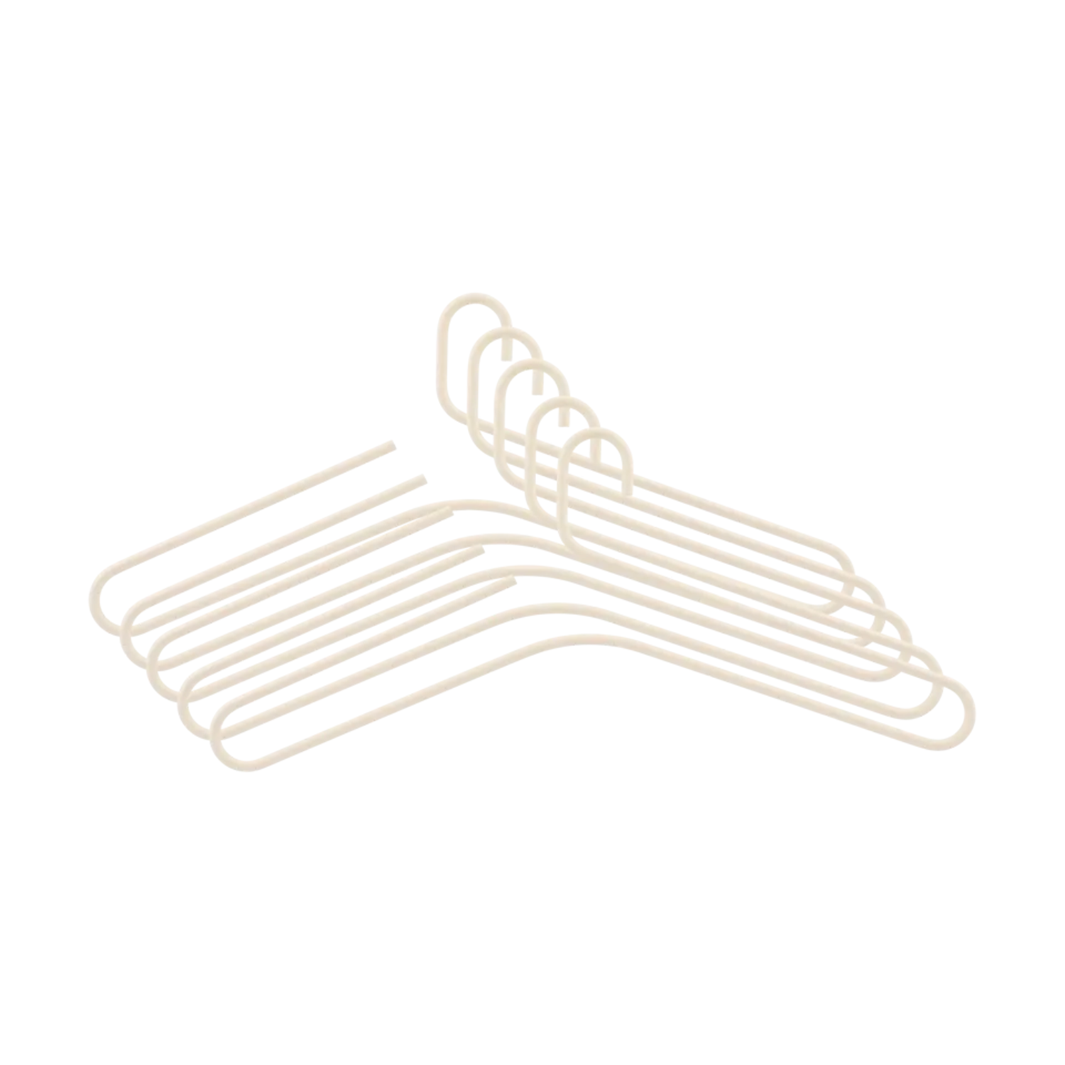 A set of beige hangers from Nordic Nest