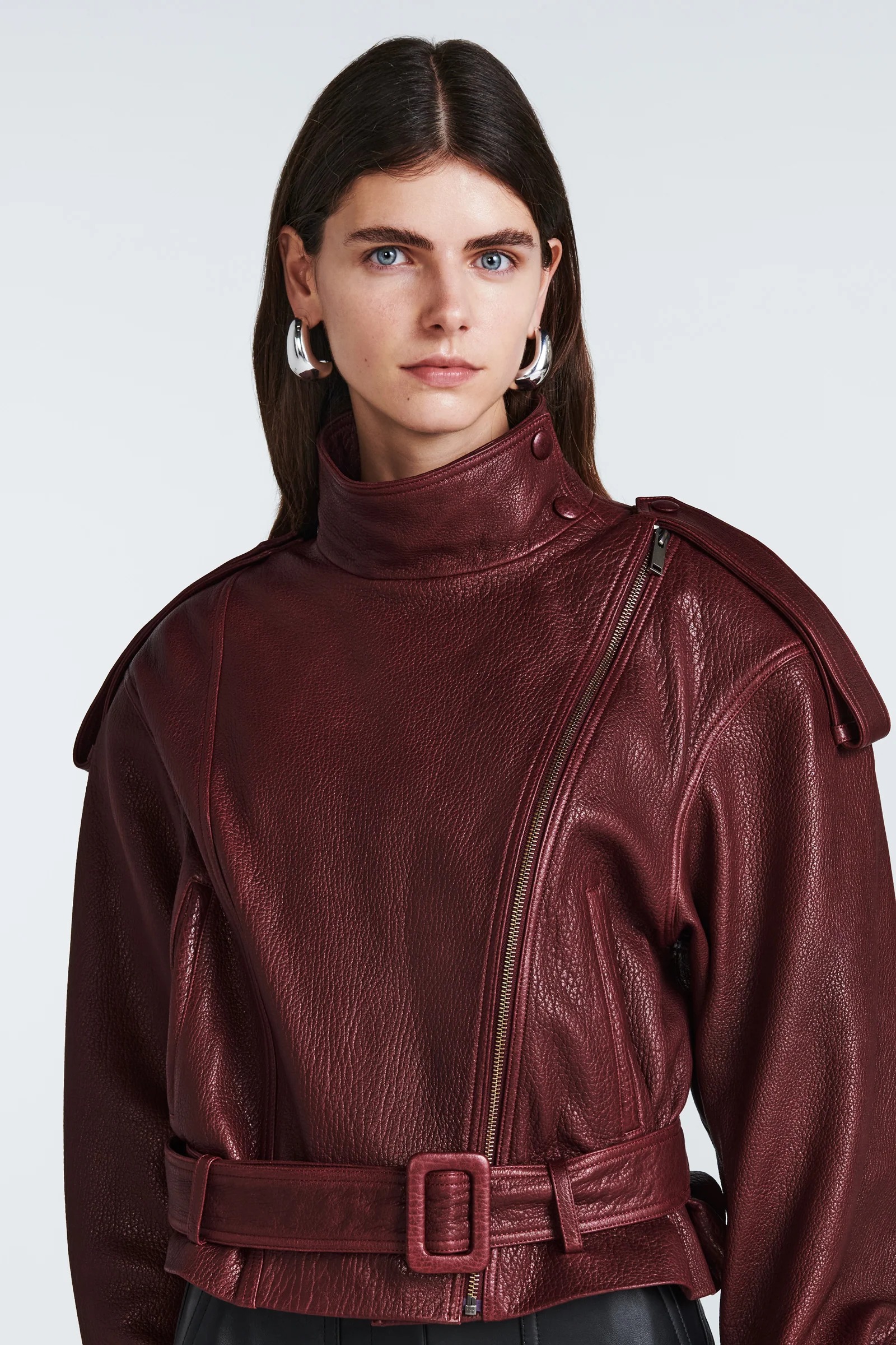 Serpa Grained Leather Jacket