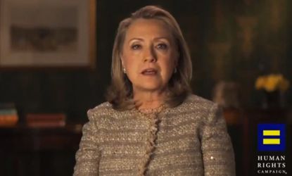 Hillary Clinton backs gay marriage: Proof she's running for president?