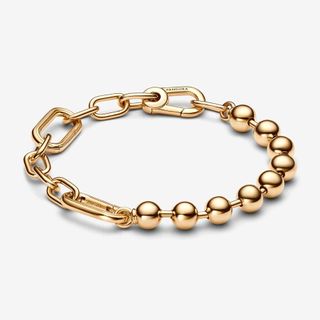 Pandora Me Metal Bead & Link Chain Bracelet