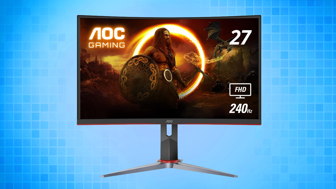 AOC 27-Inch 240Hz Curved Gaming Monitor Drops to $179 | Tom's Hardware