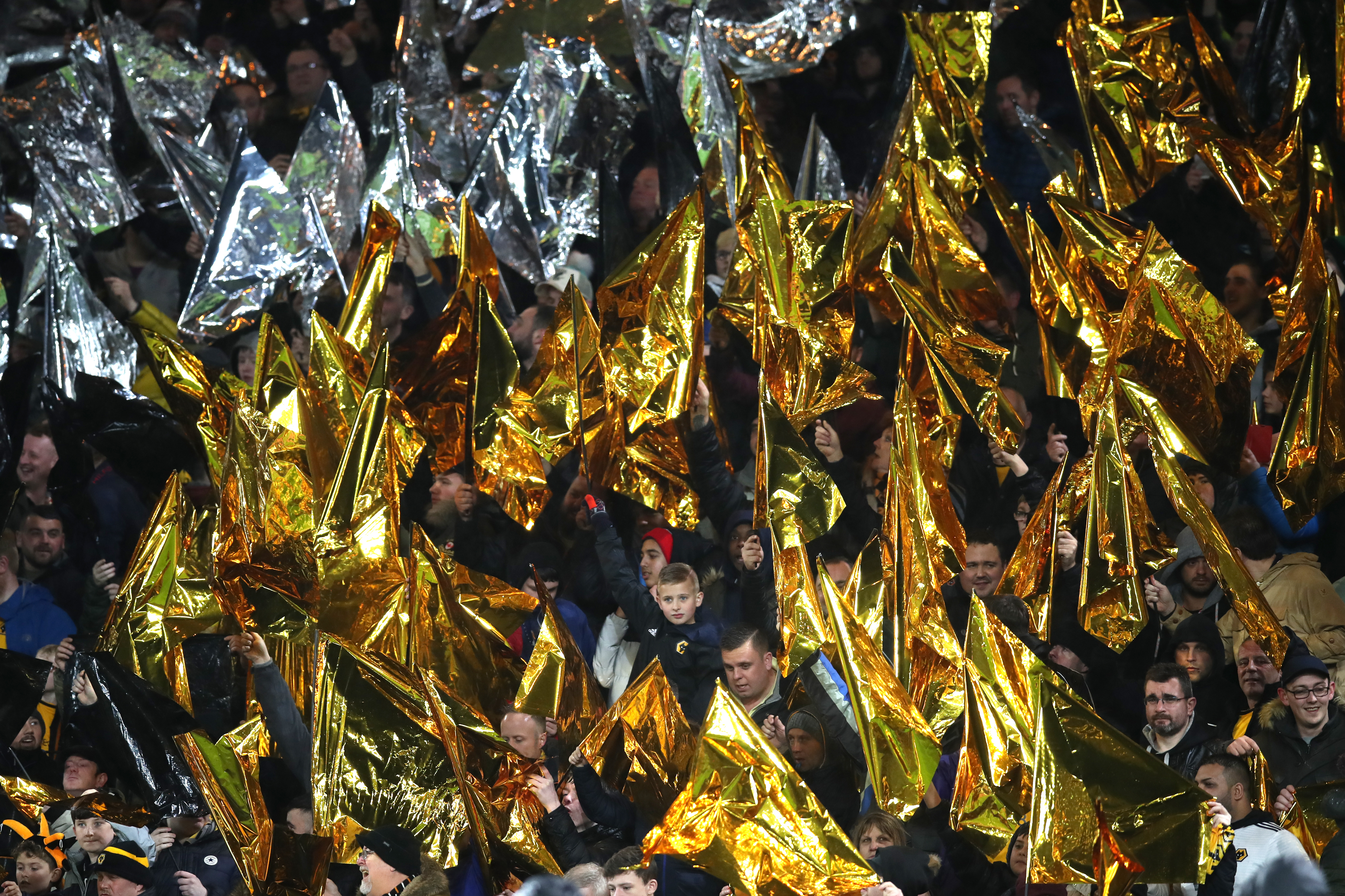 Wolves fans created a stirring atmosphere at Molineux