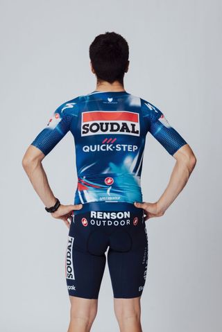 The back of the 2025 Soudal Quickstep kit