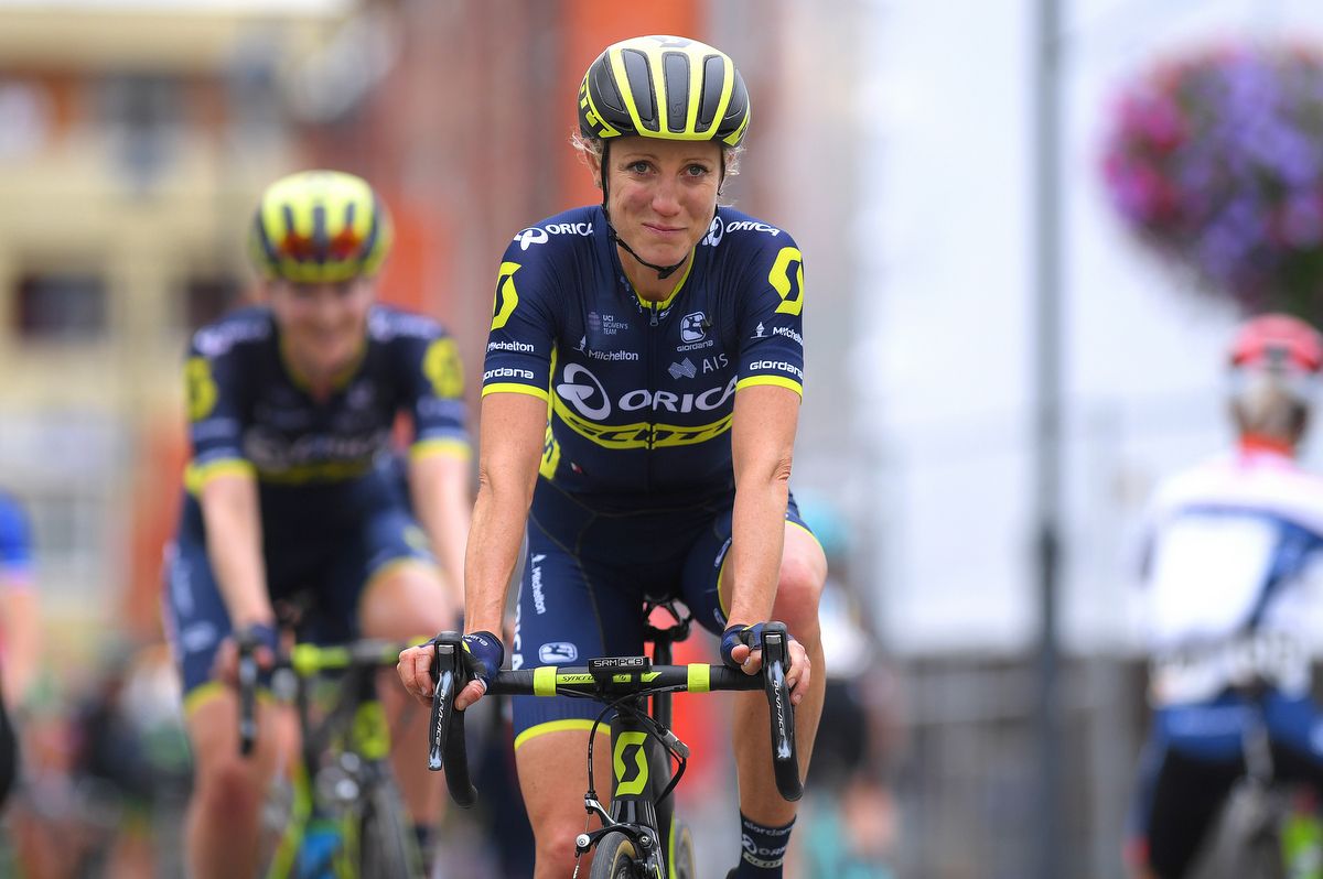 Rachel Neylan crosses the line