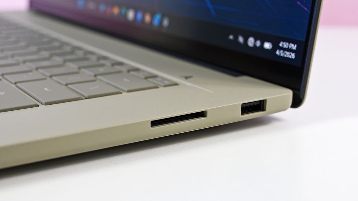 Studio photos of the 2026 ASUS Zenbook A16 laptop featuring the new Qualcomm Snapdragon X2 Elite Extreme processor.