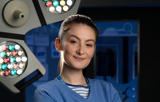 Amy Murphy plays Kylie in Holby City