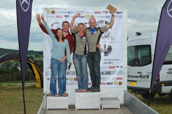 Mixed duo's overall TransWales podium