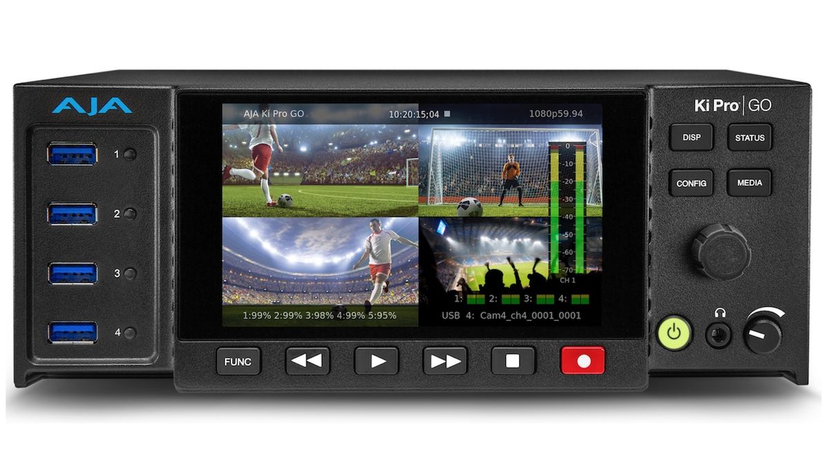 AJA Video Systems has released Ki Pro GO v2.0 firmware for its portable multi-channel H.264 recorder and player.