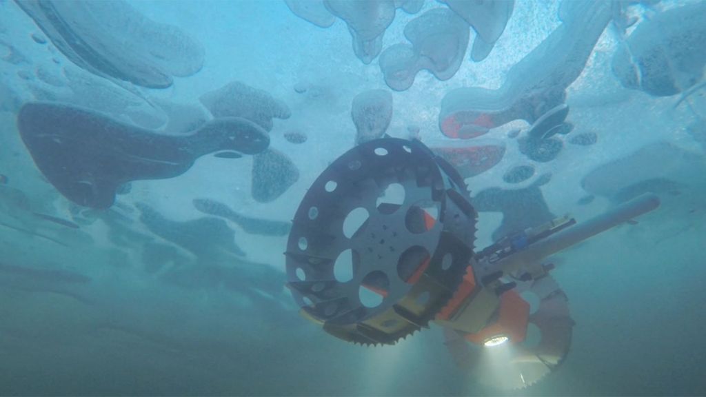 NASA's Undersea Robot Crawls Beneath Antarctic Ice in Test for Icy Moons