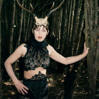 Isabella Blow with Horns, Gloucestershire, 1996(c) Juergen Teller