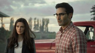 Elizabeth Tulloch as Lois Lane and Tyler Hoechlin as Clark Kent in The CW's 'Superman & Lois'