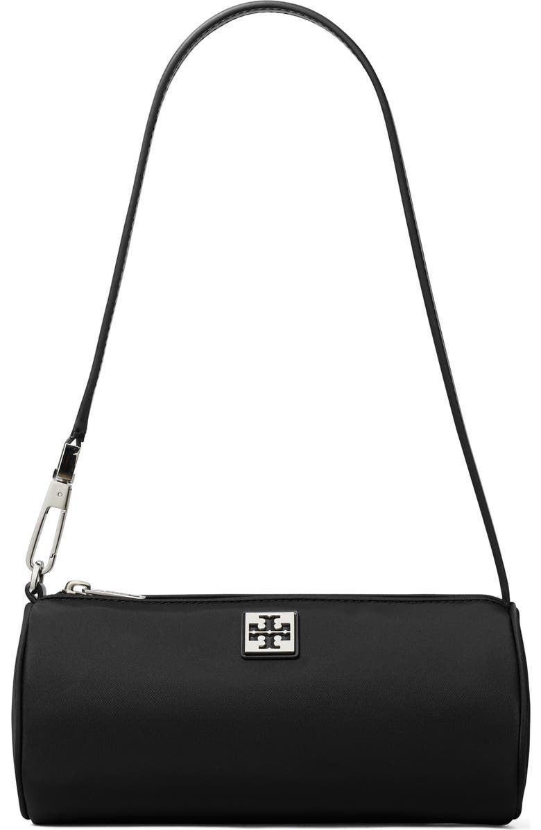 Virginia Nylon Cylinder Shoulder Bag