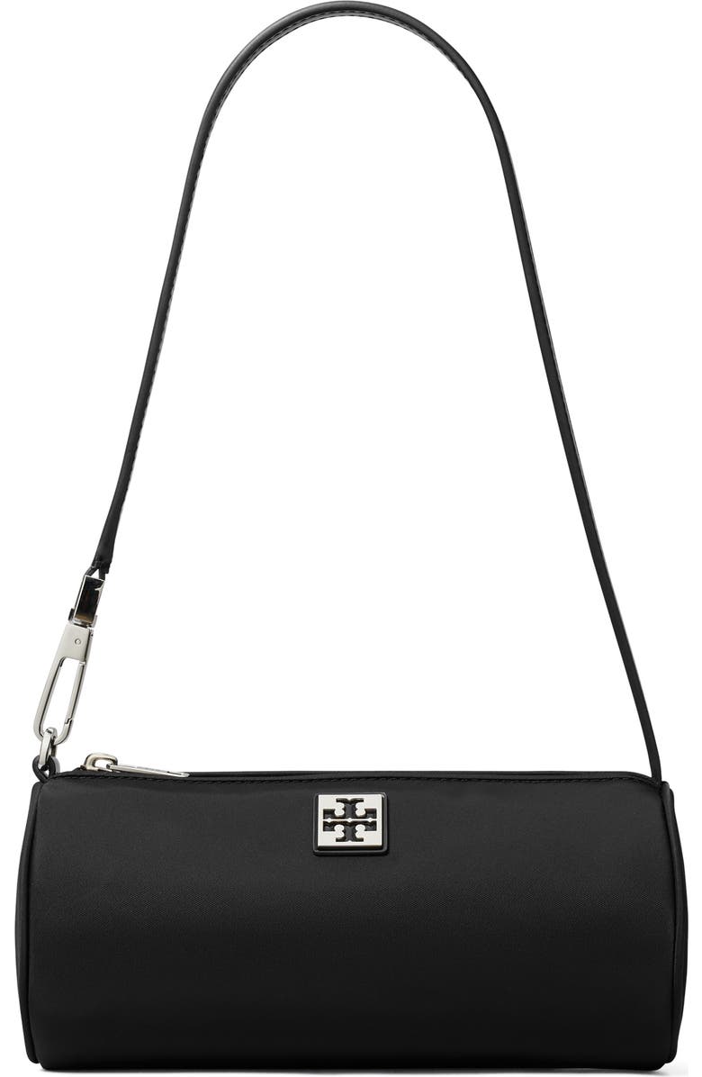 Virginia Nylon Cylinder Shoulder Bag