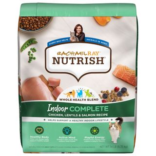 Rachael Ray Nutrish Indoor Complete Chicken with Lentils & Salmon Recipe Natural Dry Food