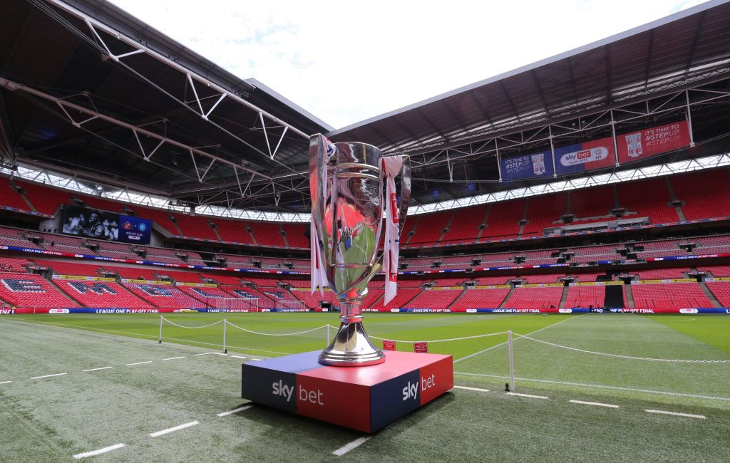 EFL League One play-off trophy