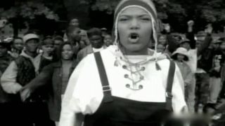 Queen Latifah in her video "Just Another Day"