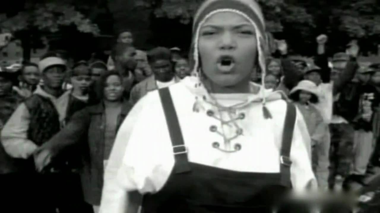 Queen Latifah in her video 