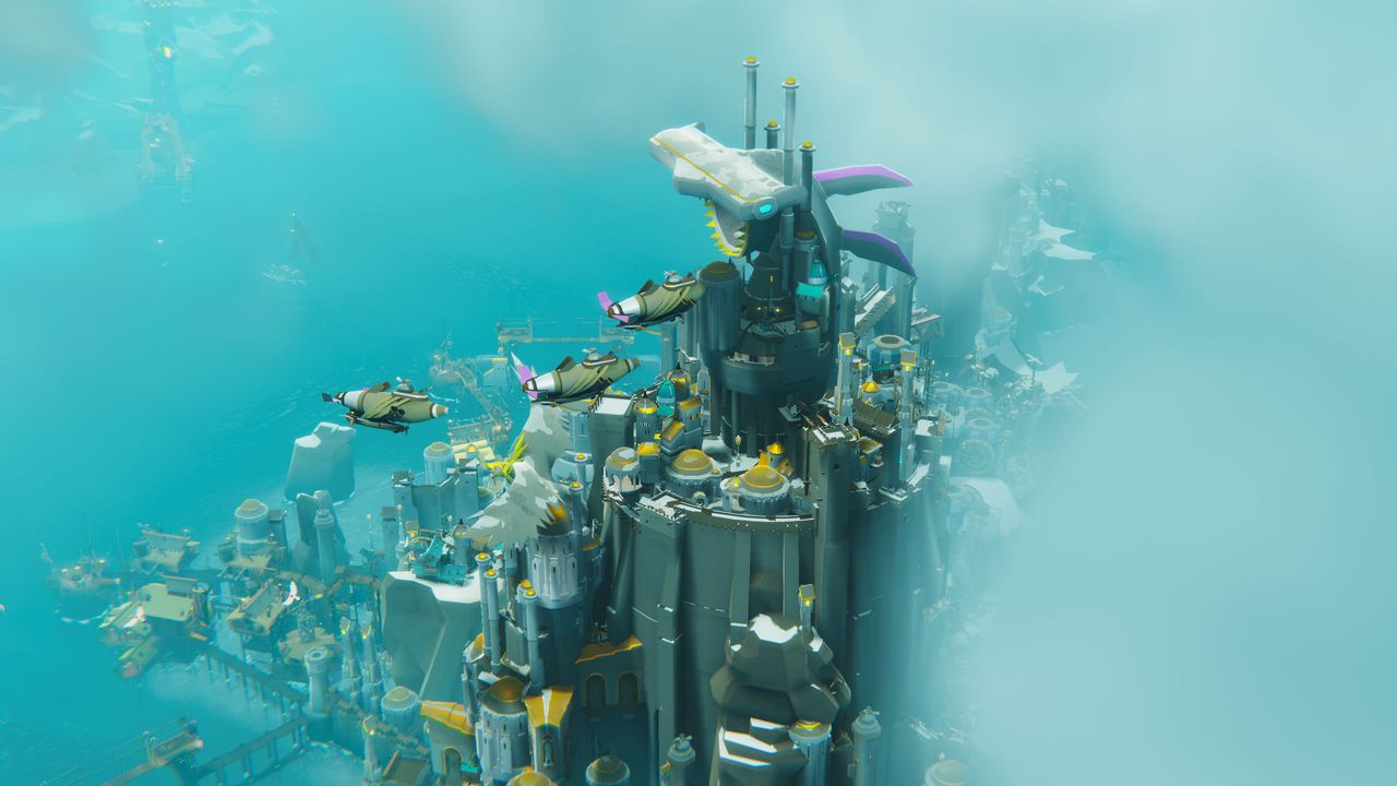 Bulwark: Falconeer Chronicles pre-release screenshots.