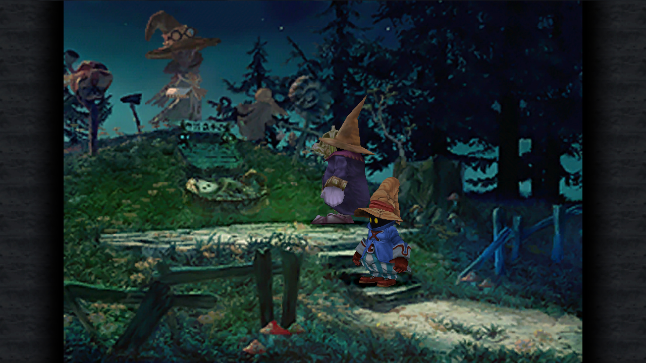 Vivi visits the Black Mage Village in Final Fantasy 9