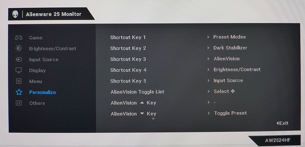 Alienware AW2524HF