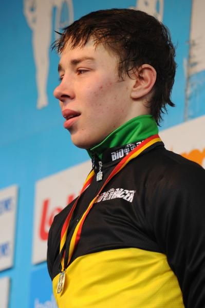 Laurens Sweeck on the podium