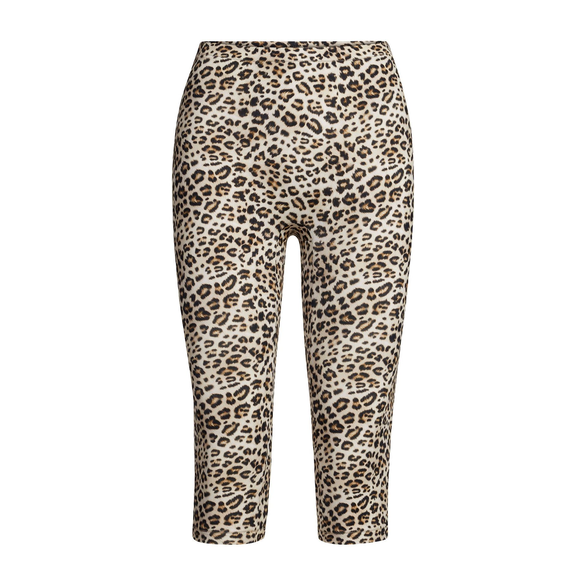 Signature Swim Capri | Champagne Leopard Print | Xxs