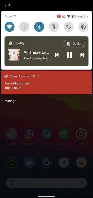 How to use Screen Recorder in Android 11