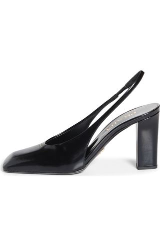 Modellerie Square Toe Slingback Pump