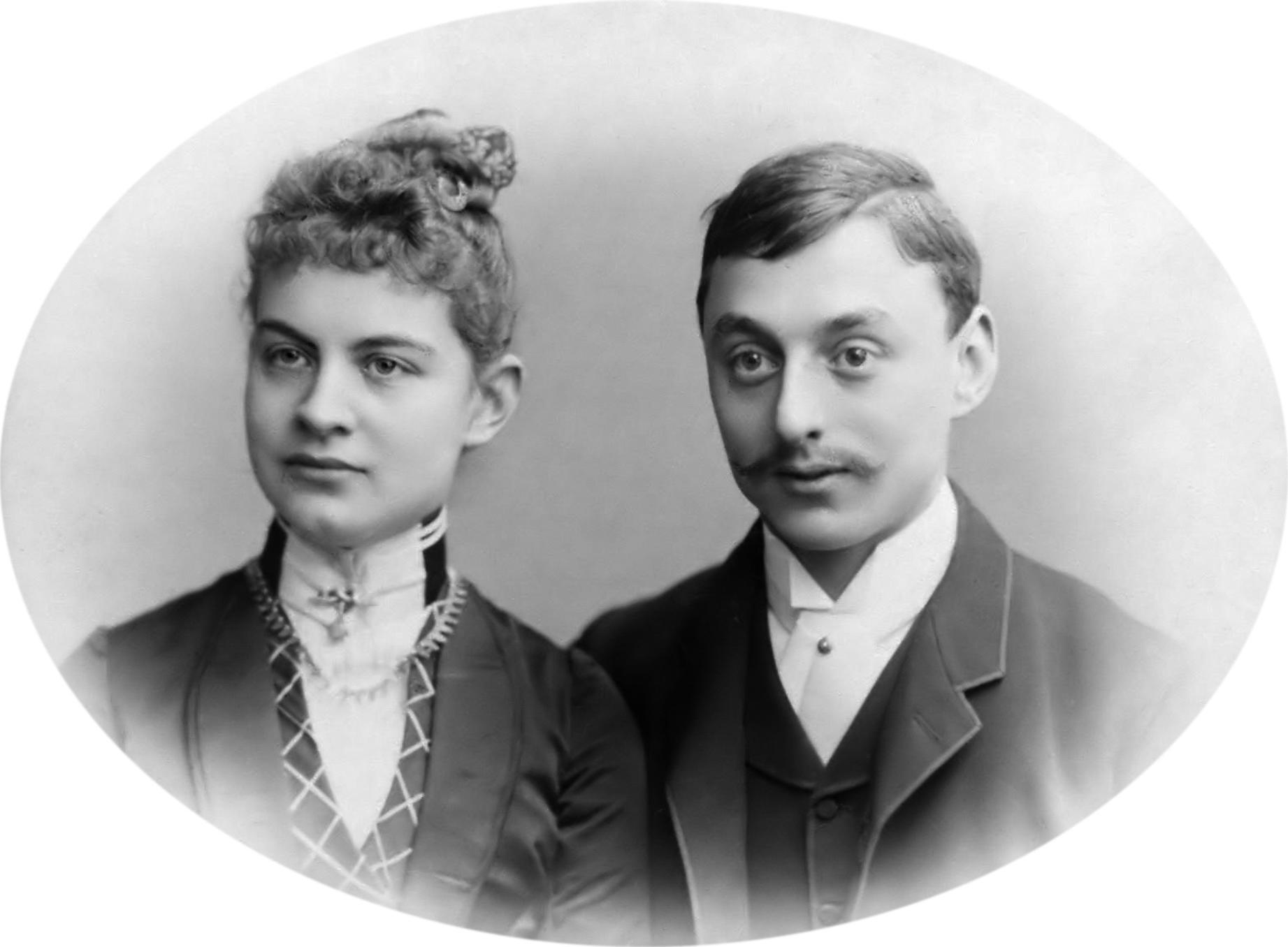 Helene and Anton photographed together