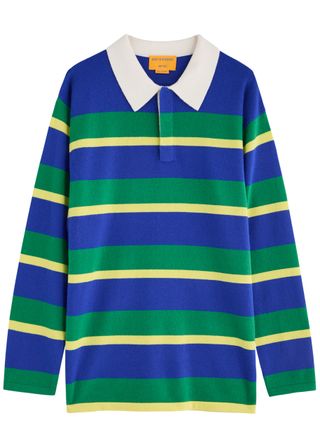 Striped Cashmere Rugby Jumper