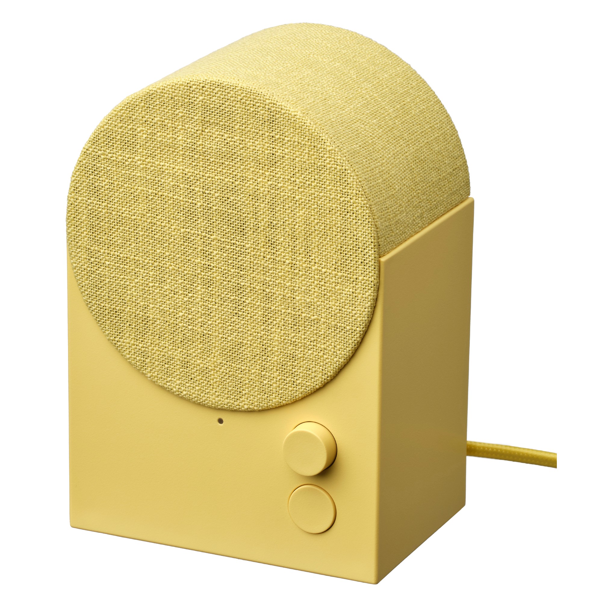 IKEA NATTBAD bluetooth speaker, yellow