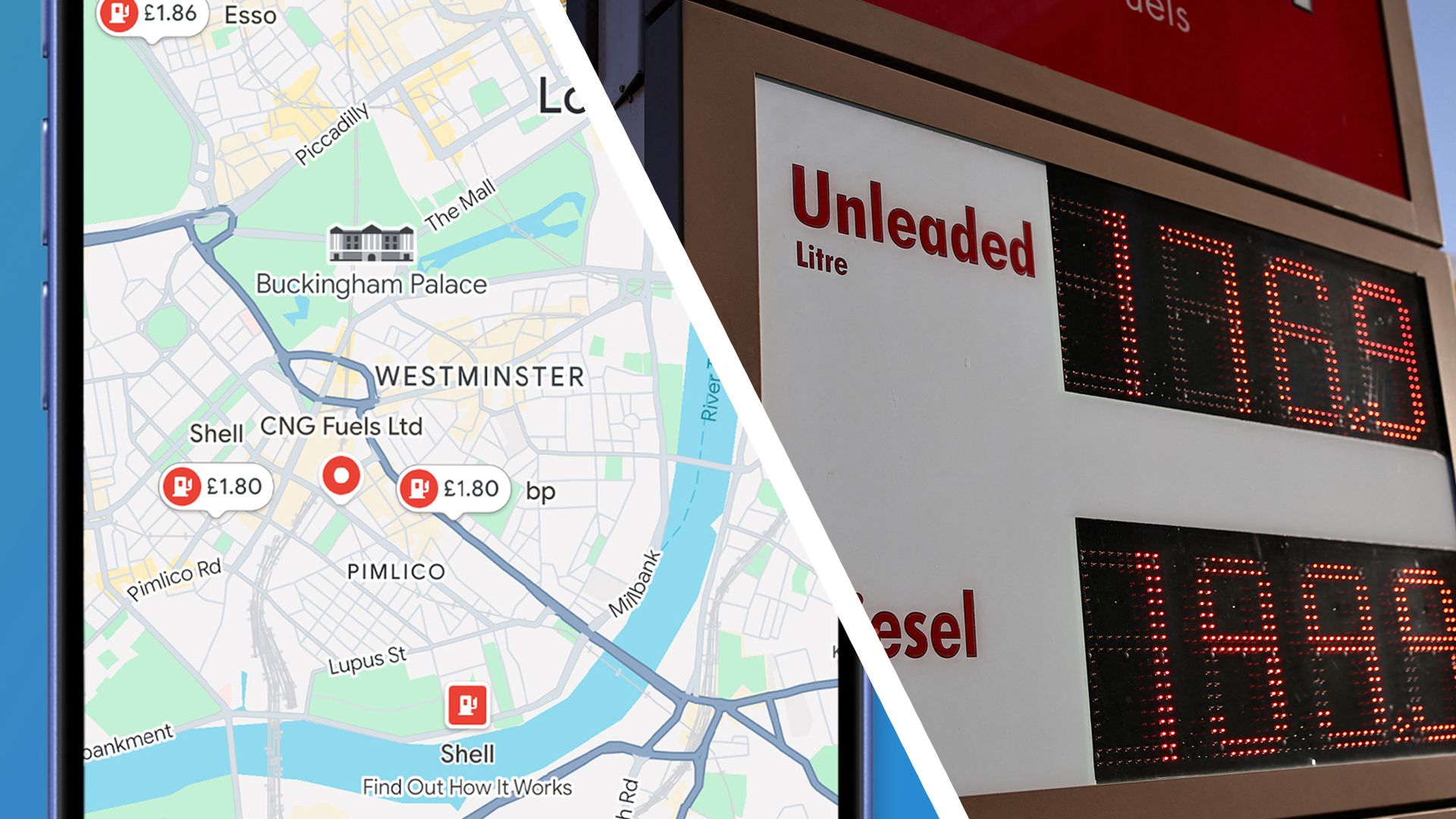 UK drivers will start seeing fuel prices in Google Maps and Waze