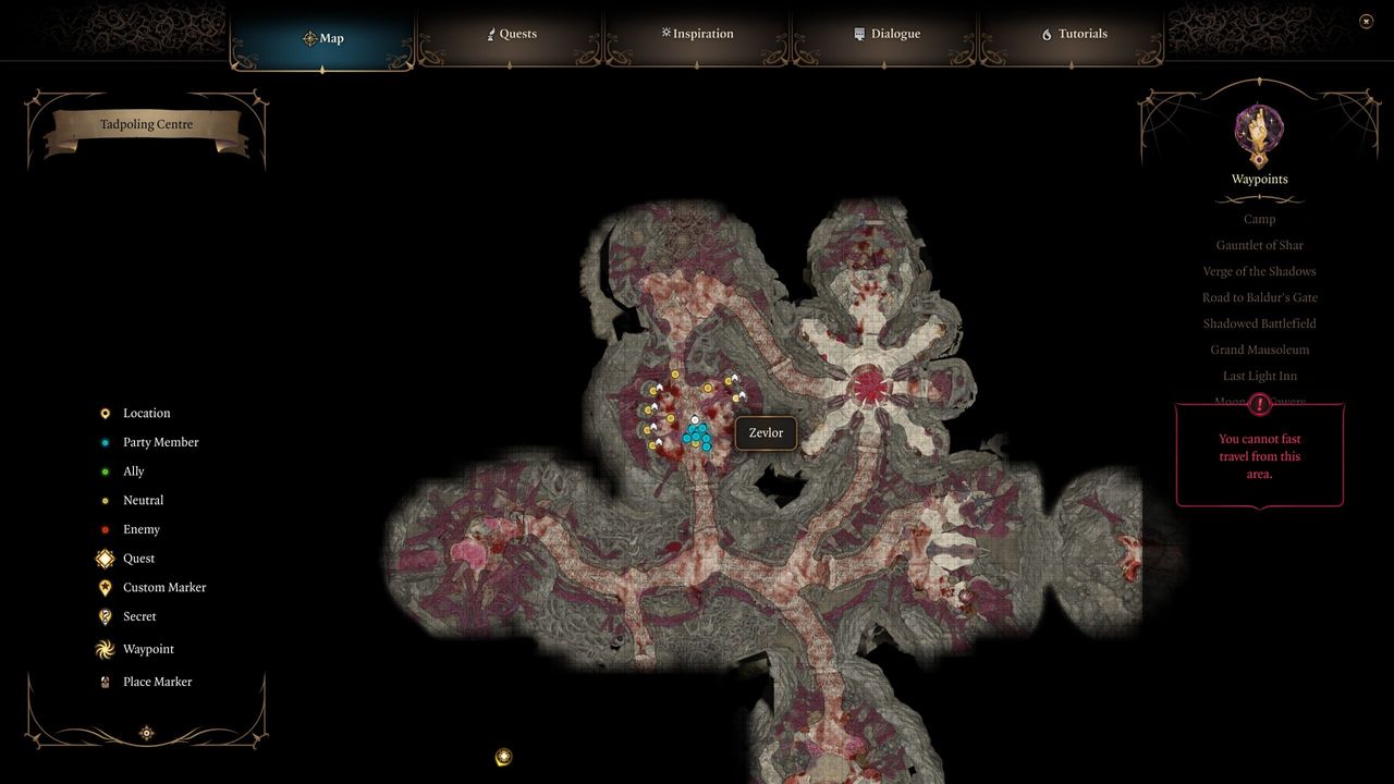 Baldur's Gate 3 find zevlor