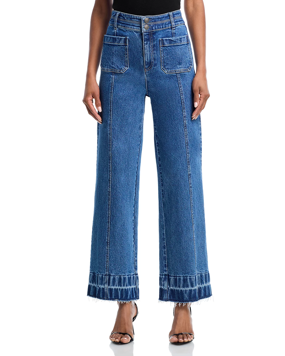 Dorothea Wide Leg Jeans in Saphire