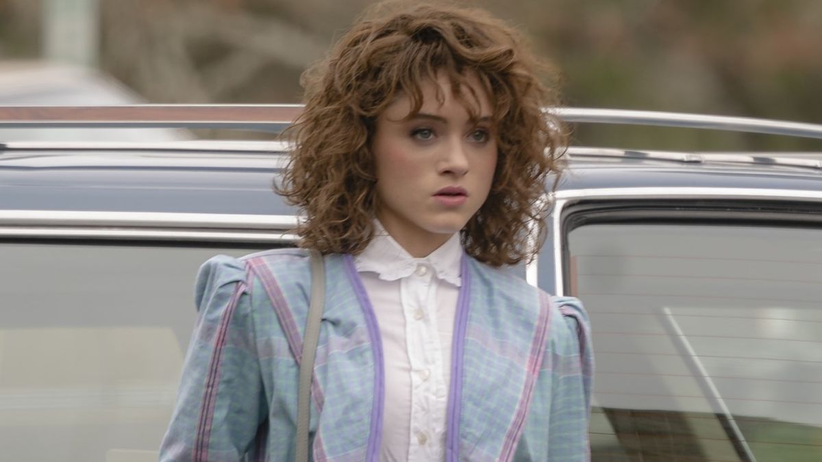 Natalia Dyer as Nancy on Stranger Things.