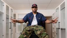 nelly in his newly designed closet