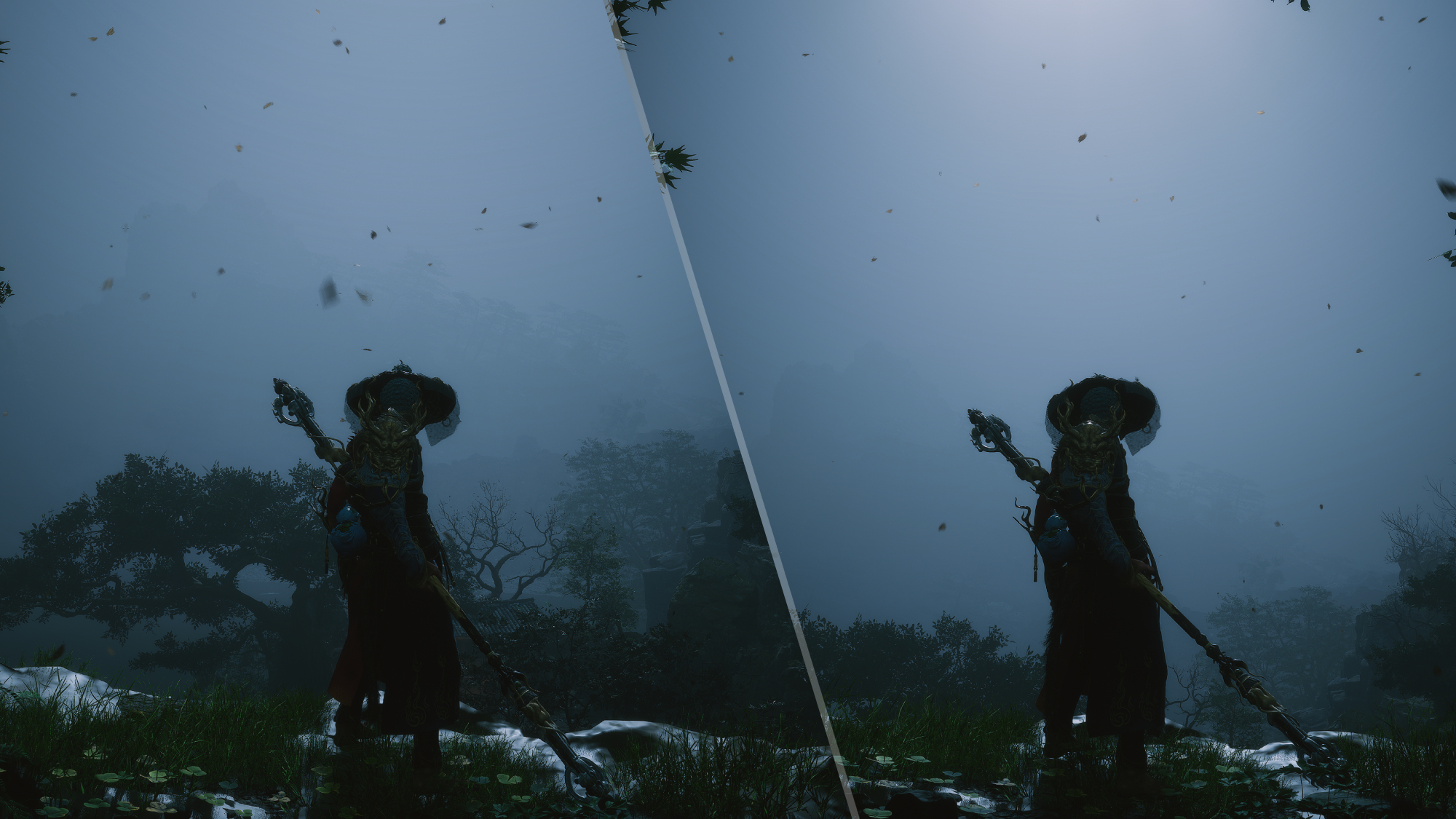 Black Myth Wukong split image