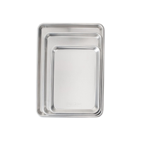 Nordic Ware Naturals 3 Piece Set USA Made Aluminum Commercial Quality Sheet Pan