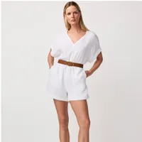 Double Cotton Beach Playsuit